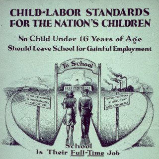 Child labor standards poster