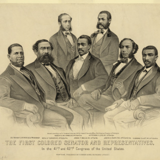 “First Colored Senator and Representatives”