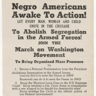 “Negro Americans Awake to Action!”