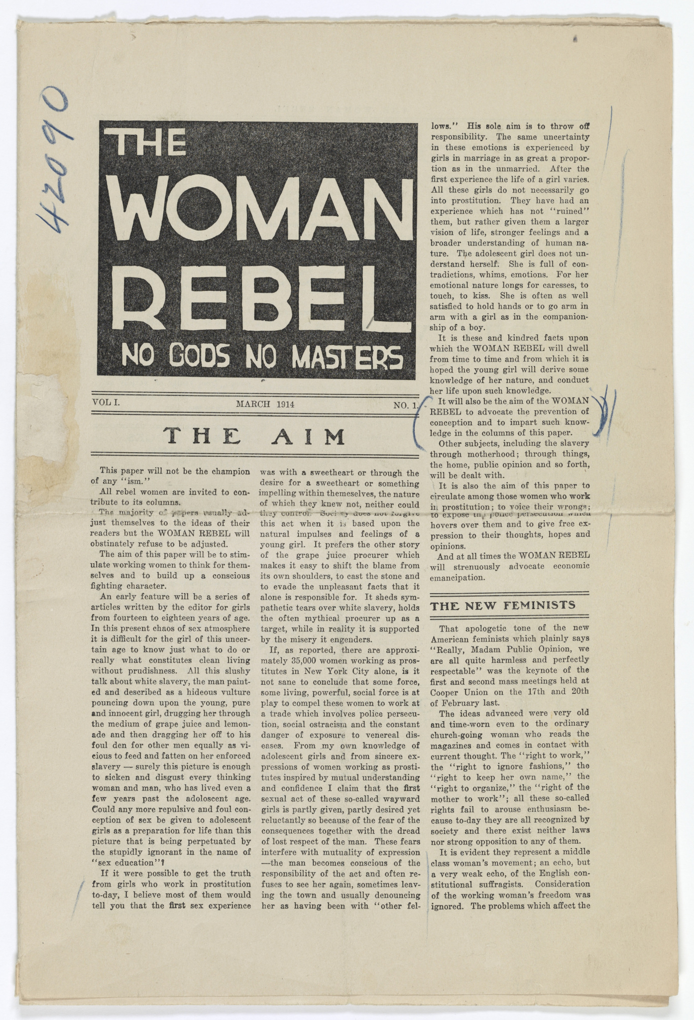 <em>The Woman Rebel</em>