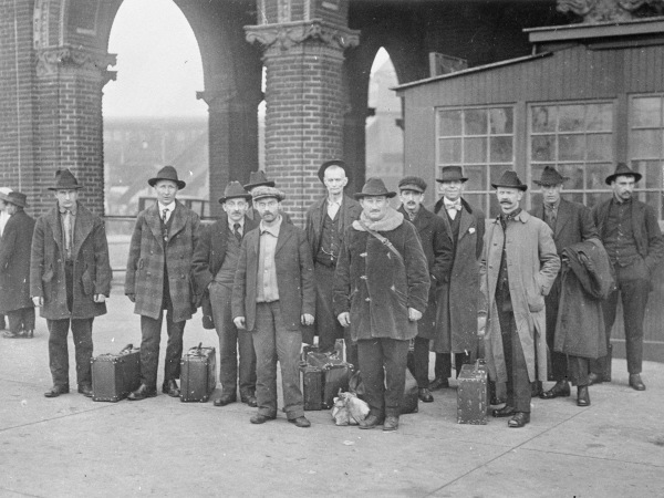 IWW Members at Ellis Island