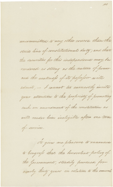 Jackson’s Message on Indian Removal