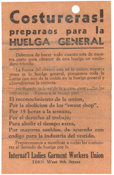 General Strike handbills