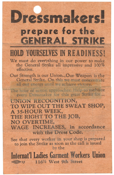 General Strike handbills