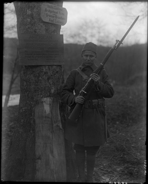 Winnebago Soldier During World War I