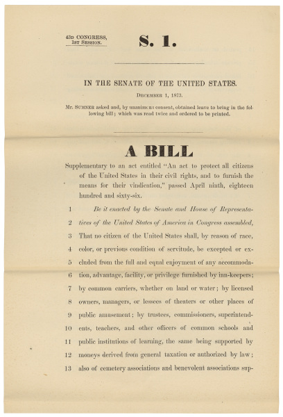 Sumner Civil Rights Bill