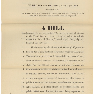 Sumner Civil Rights Bill