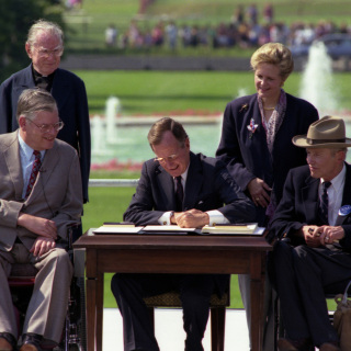George H.W. Bush Signs the ADA