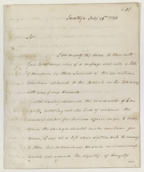 Letter to the Continental Congress